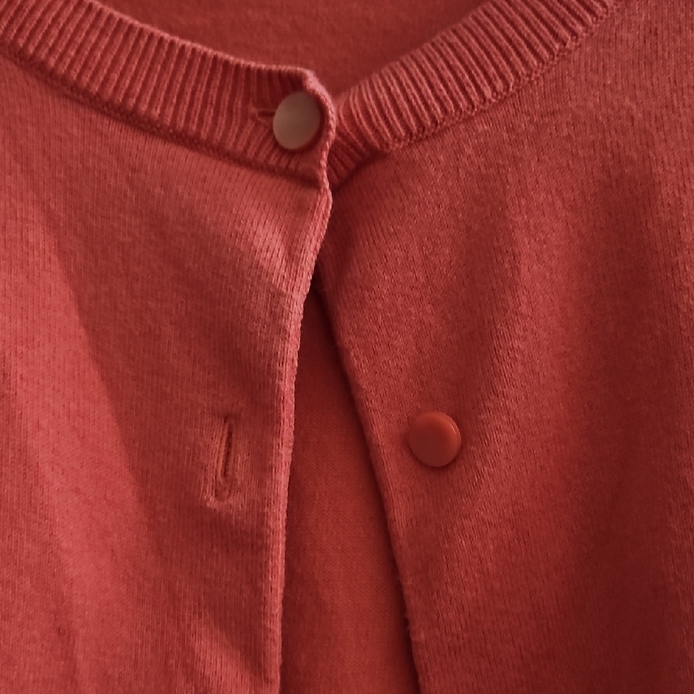 Talbots‎ Vibrant Pink Cardigan Sweater - Picture 3 of 4
